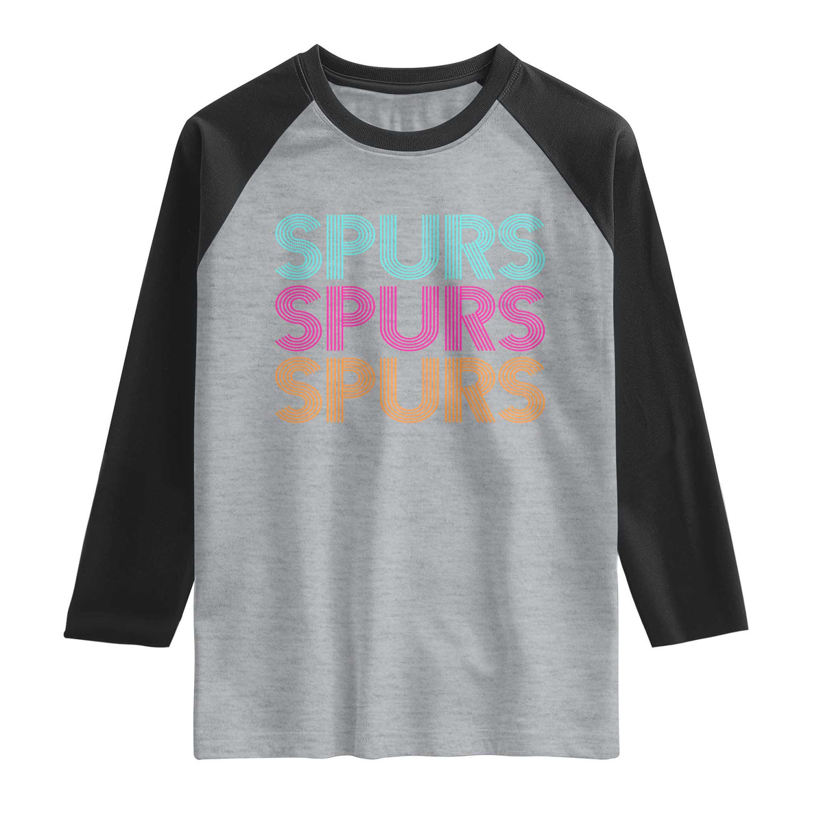Retro Spurs Name Raglan Shirt Vintage Sports Fan Gift
