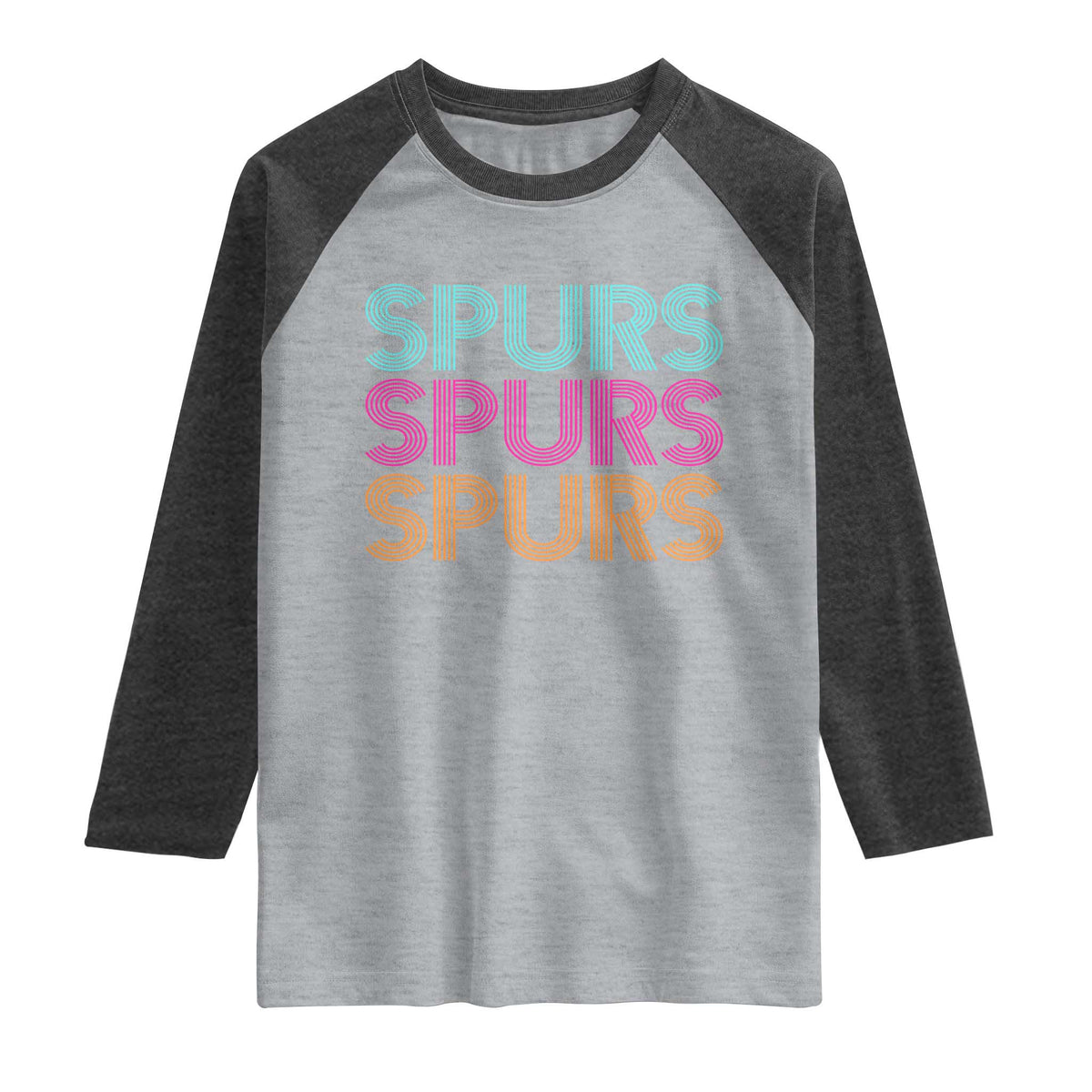 Retro Spurs Name Raglan Shirt Vintage Sports Fan Gift