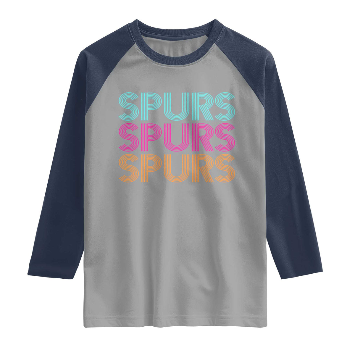 Retro Spurs Name Raglan Shirt Vintage Sports Fan Gift