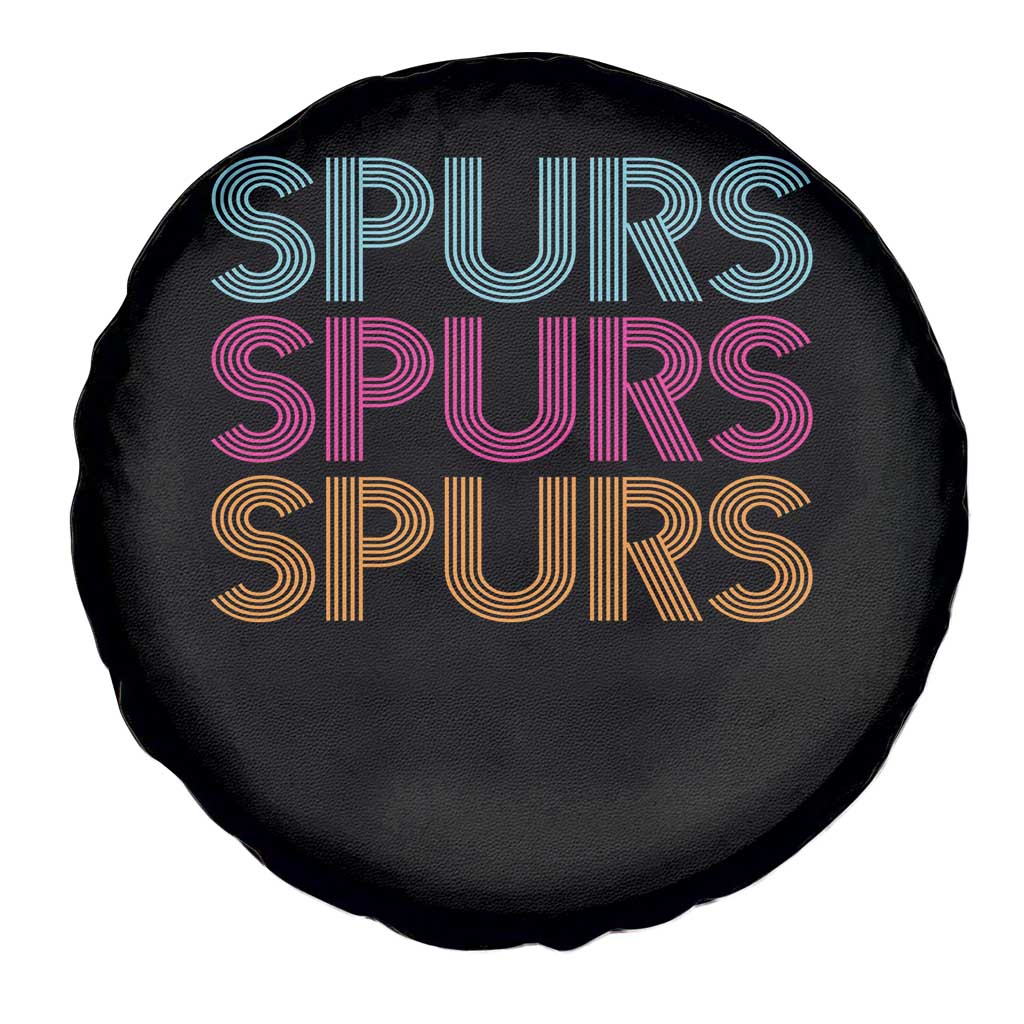 Retro Spurs Name Spare Tire Cover Vintage Sports Fan Gift