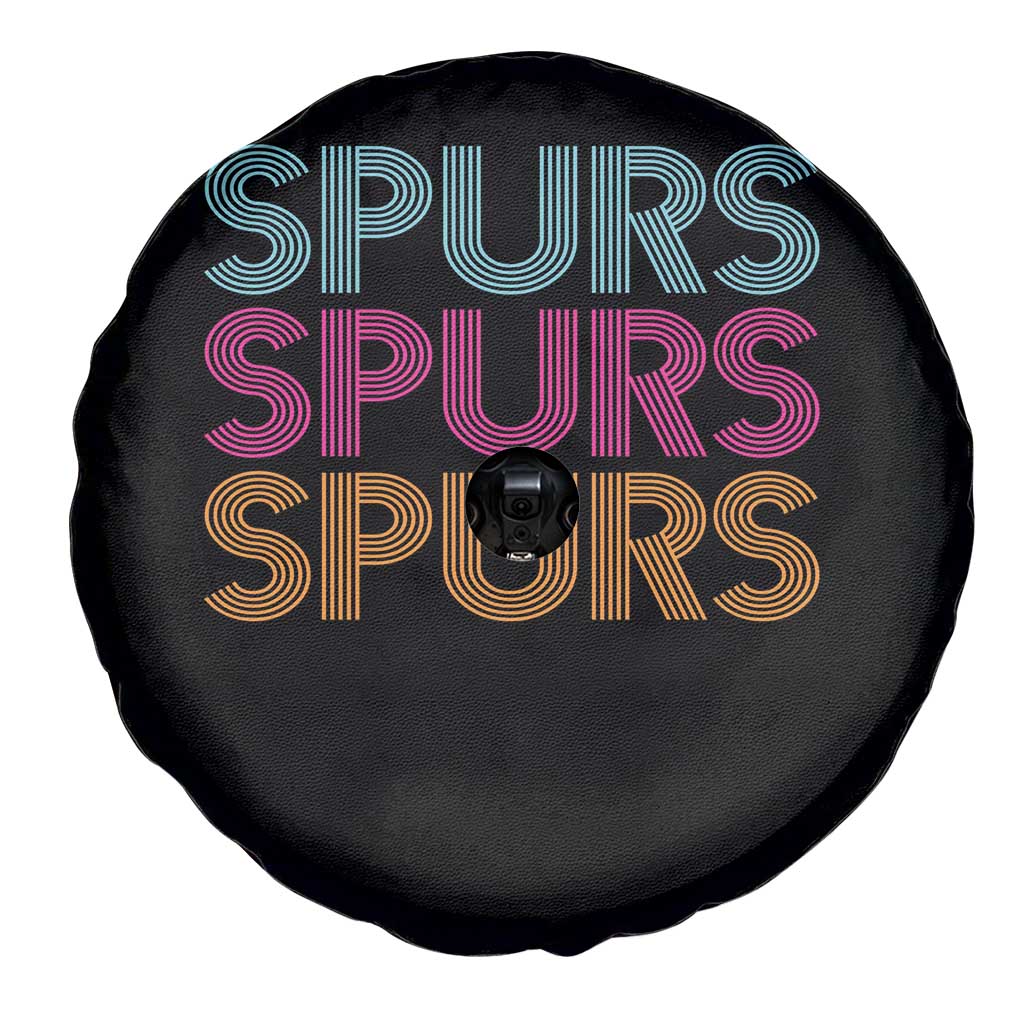 Retro Spurs Name Spare Tire Cover Vintage Sports Fan Gift
