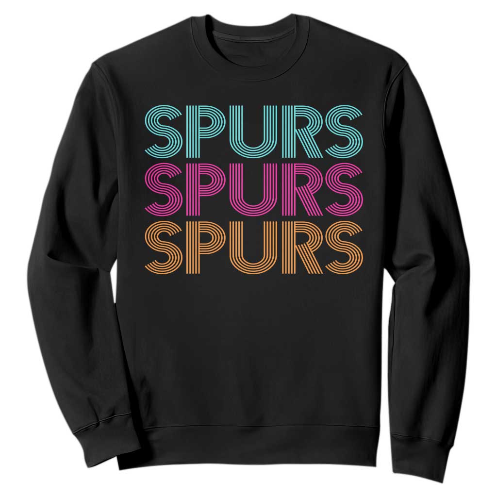 Retro Spurs Name Sweatshirt Vintage Sports Fan Gift