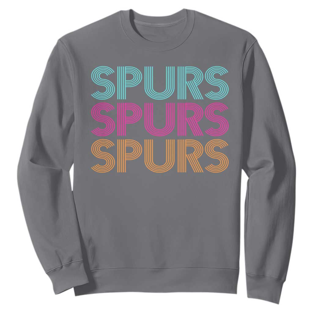 Retro Spurs Name Sweatshirt Vintage Sports Fan Gift