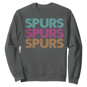 Retro Spurs Name Sweatshirt Vintage Sports Fan Gift
