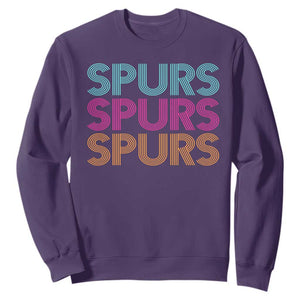 Retro Spurs Name Sweatshirt Vintage Sports Fan Gift