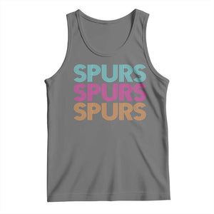 Retro Spurs Name Tank Top Vintage Sports Fan Gift