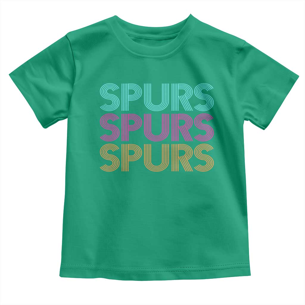 Retro Spurs Name Toddler T Shirt Vintage Sports Fan Gift