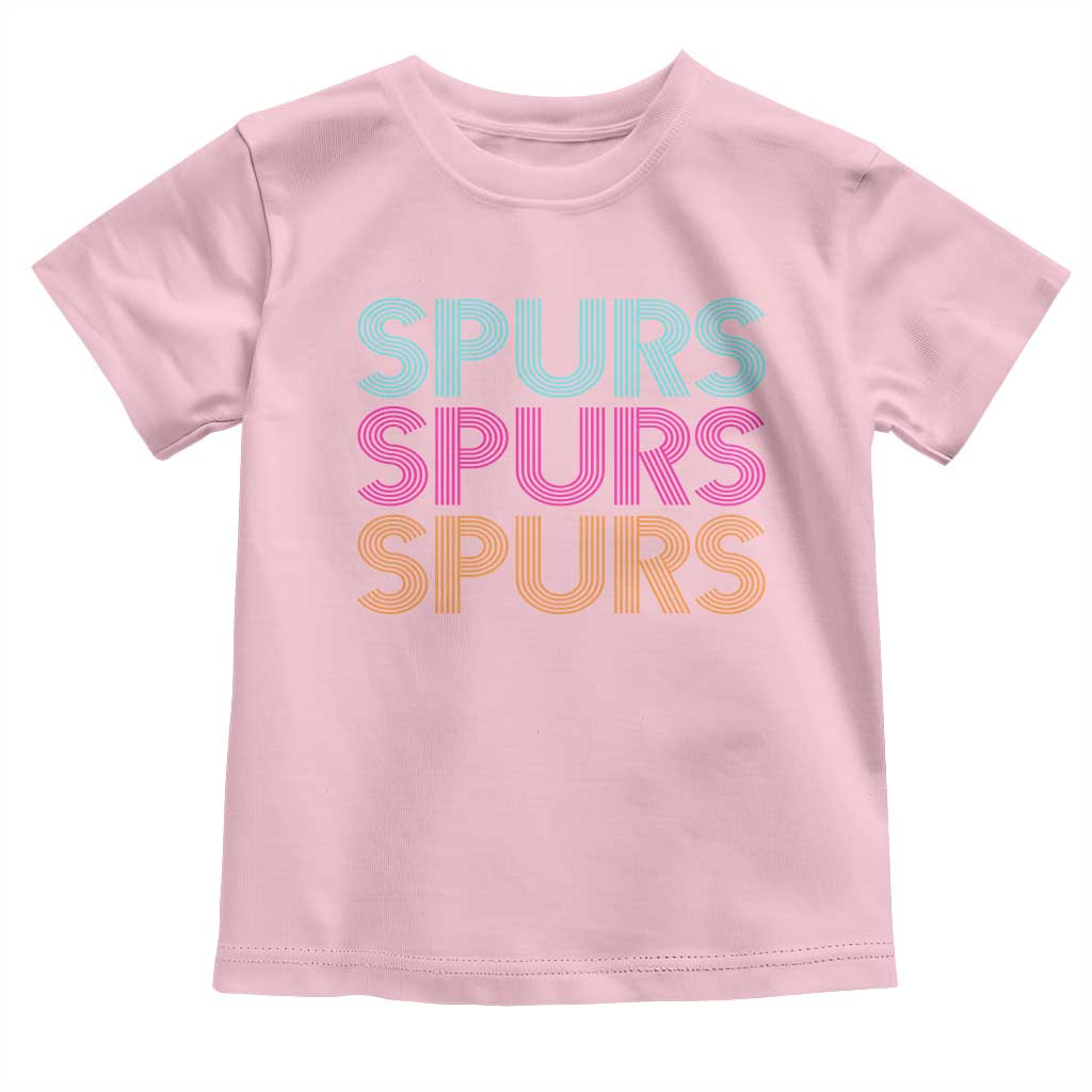 Retro Spurs Name Toddler T Shirt Vintage Sports Fan Gift