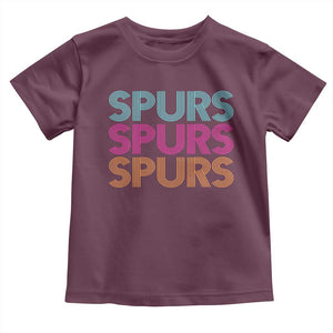 Retro Spurs Name Toddler T Shirt Vintage Sports Fan Gift