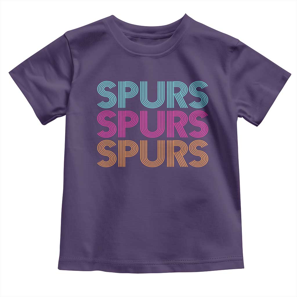 Retro Spurs Name Toddler T Shirt Vintage Sports Fan Gift