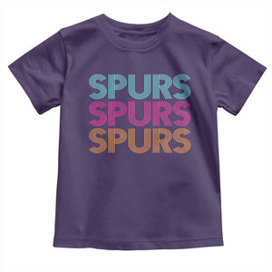 Retro Spurs Name Toddler T Shirt Vintage Sports Fan Gift