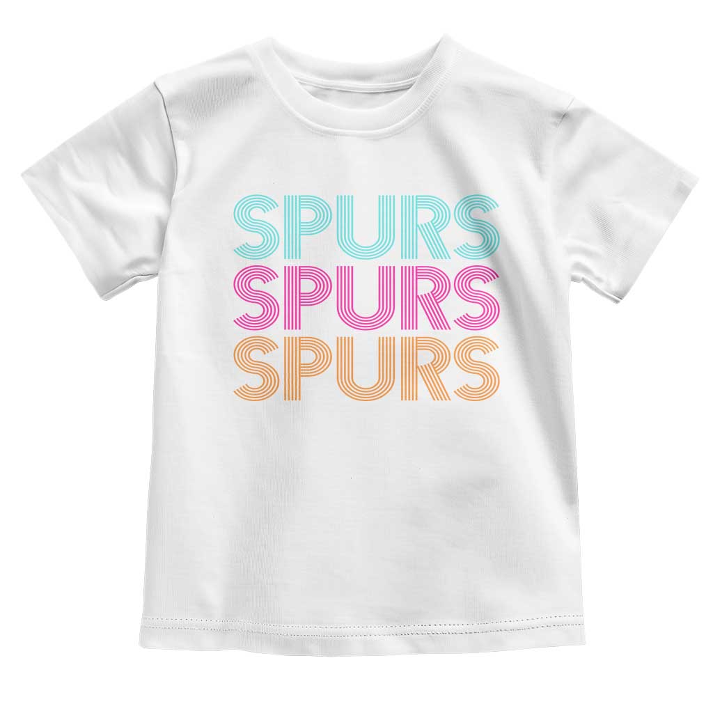 Retro Spurs Name Toddler T Shirt Vintage Sports Fan Gift
