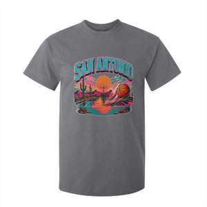 Game Day San Antonio Pride T Shirt For Kid Retro Western Pink Neon