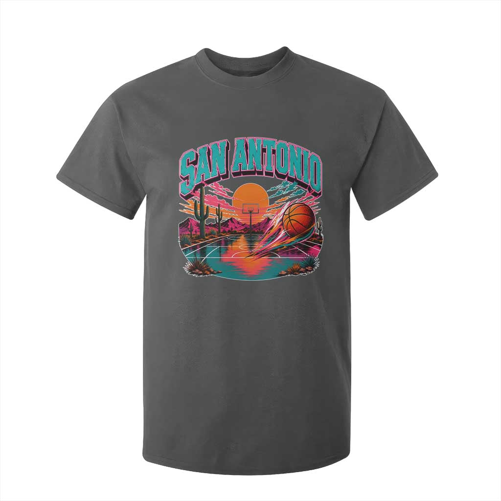 Game Day San Antonio Pride T Shirt For Kid Retro Western Pink Neon