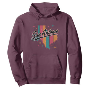 San Antonio Game Day Spirit Hoodie Texas Map Pride