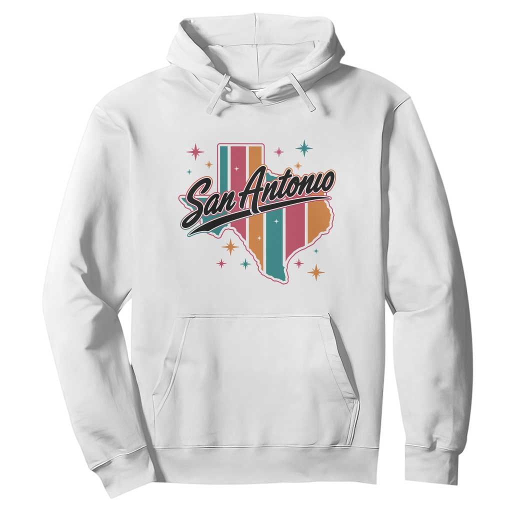 San Antonio Game Day Spirit Hoodie Texas Map Pride