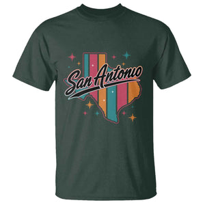 San Antonio Game Day Spirit T Shirt Texas Map Pride