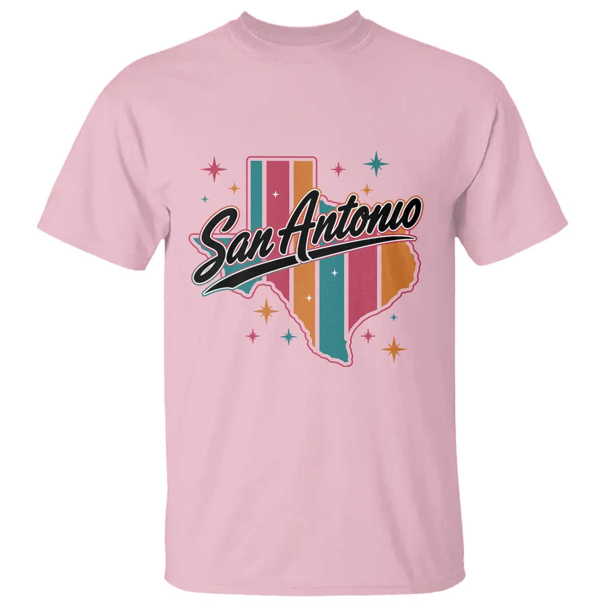 San Antonio Game Day Spirit T Shirt Texas Map Pride