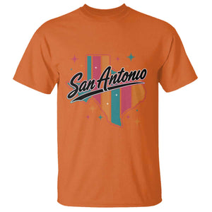 San Antonio Game Day Spirit T Shirt Texas Map Pride