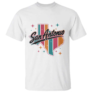 San Antonio Game Day Spirit T Shirt Texas Map Pride