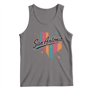 San Antonio Game Day Spirit Tank Top Texas Map Pride