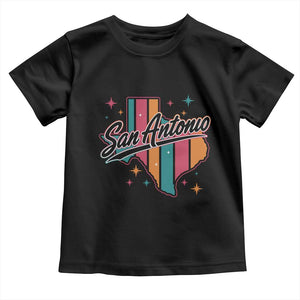 San Antonio Game Day Spirit Toddler T Shirt Texas Map Pride