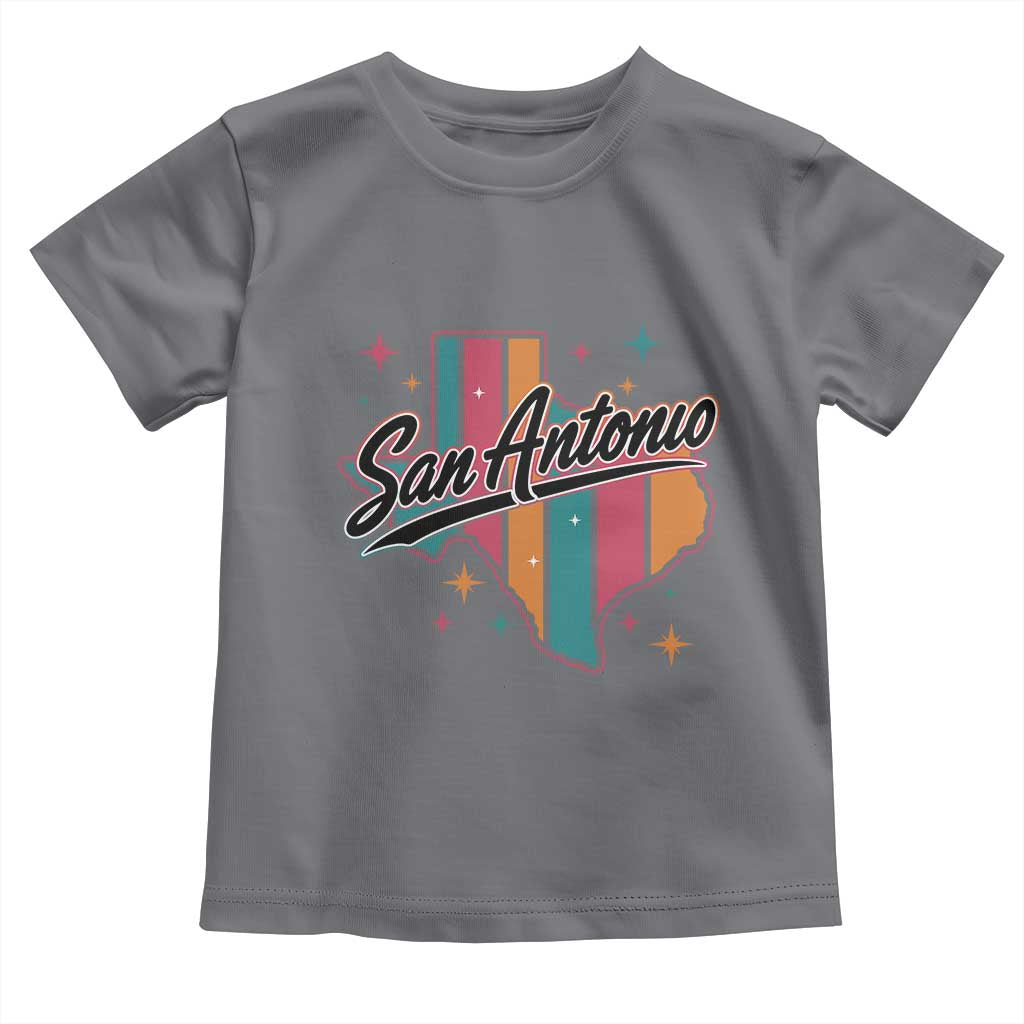 San Antonio Game Day Spirit Toddler T Shirt Texas Map Pride