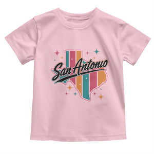 San Antonio Game Day Spirit Toddler T Shirt Texas Map Pride