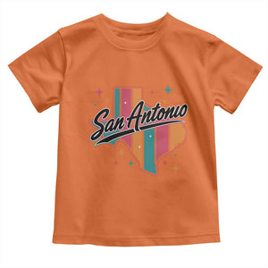 San Antonio Game Day Spirit Toddler T Shirt Texas Map Pride