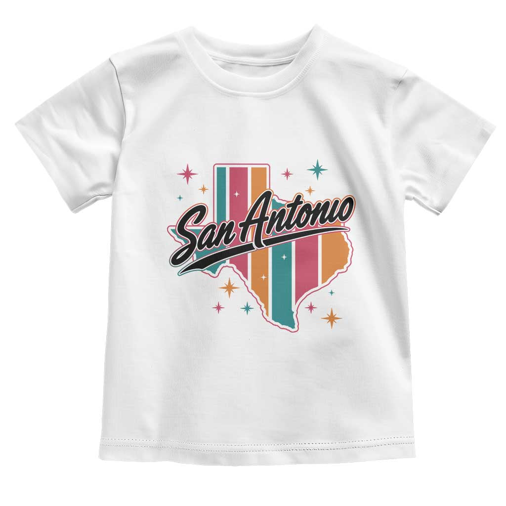 San Antonio Game Day Spirit Toddler T Shirt Texas Map Pride