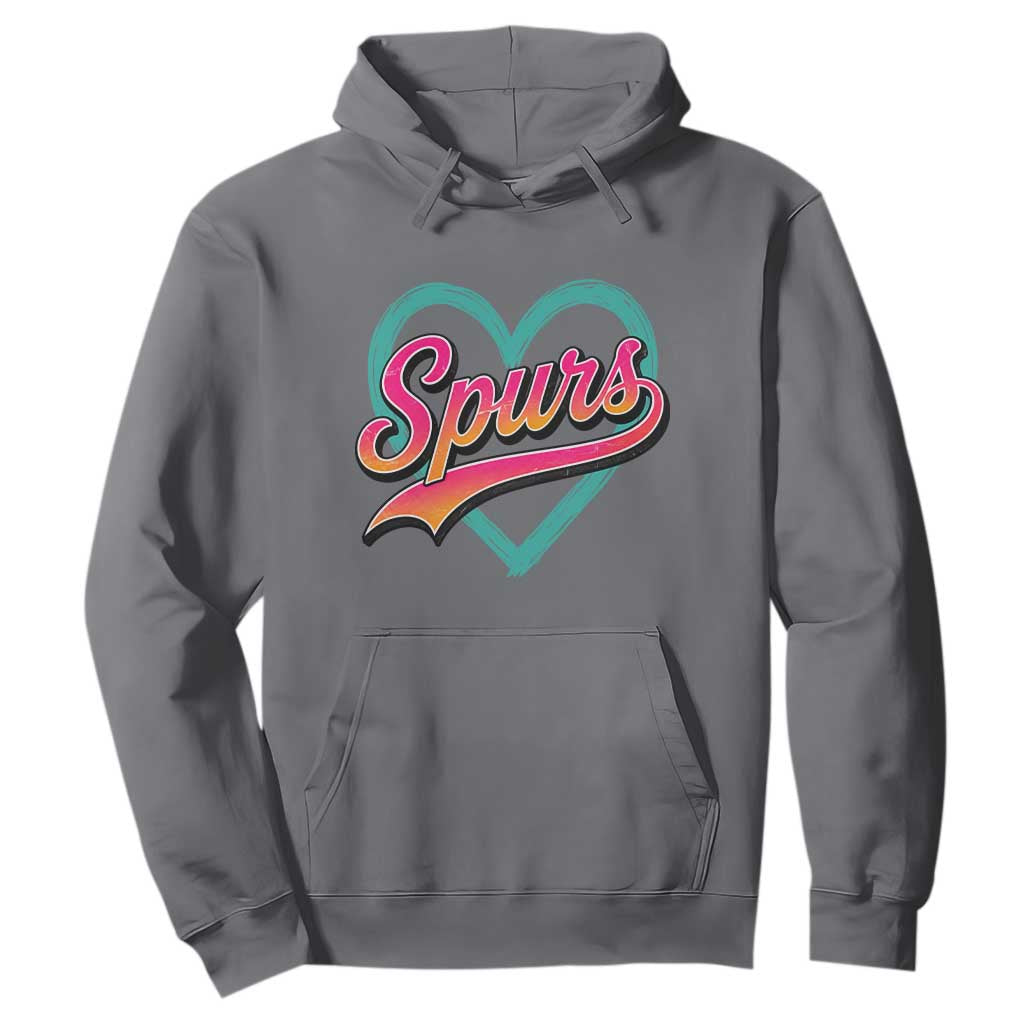 Retro Spurs Nickname Hoodie Vintage Hoops Fan Gift