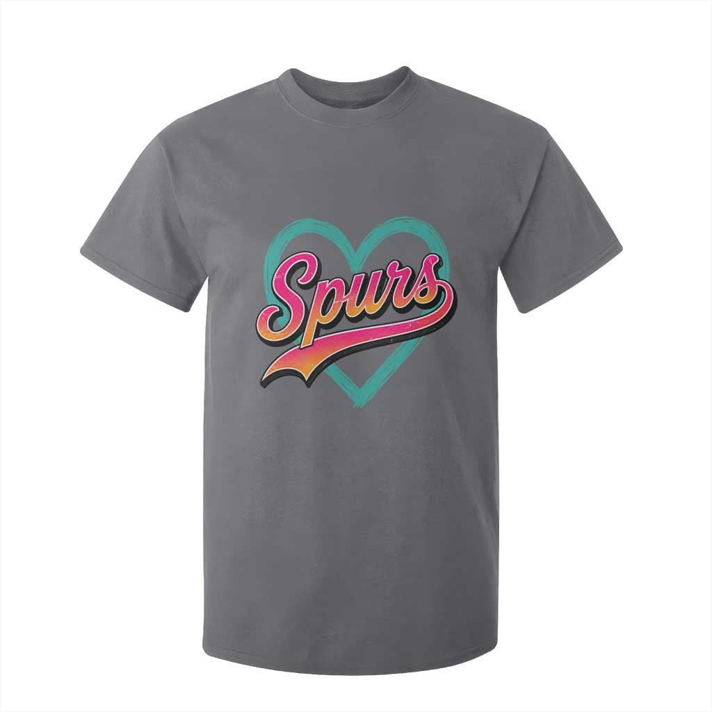 Retro Spurs Nickname T Shirt For Kid Vintage Hoops Fan Gift