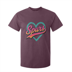 Retro Spurs Nickname T Shirt For Kid Vintage Hoops Fan Gift