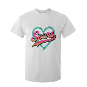 Retro Spurs Nickname T Shirt For Kid Vintage Hoops Fan Gift