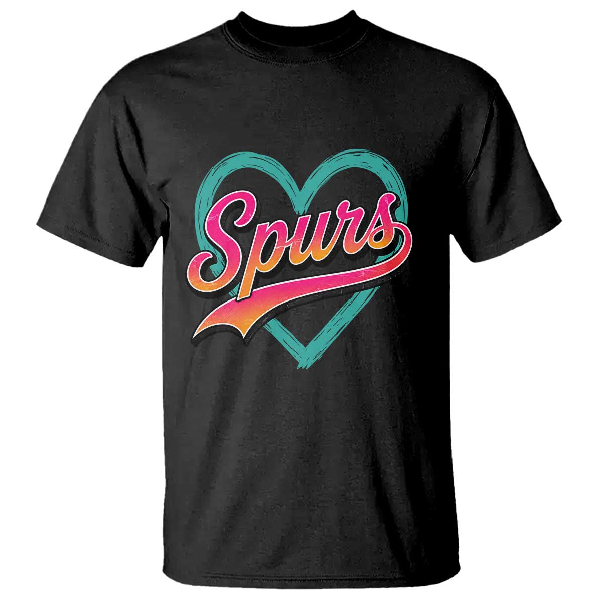Retro Spurs Nickname T Shirt Vintage Hoops Fan Gift