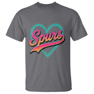 Retro Spurs Nickname T Shirt Vintage Hoops Fan Gift