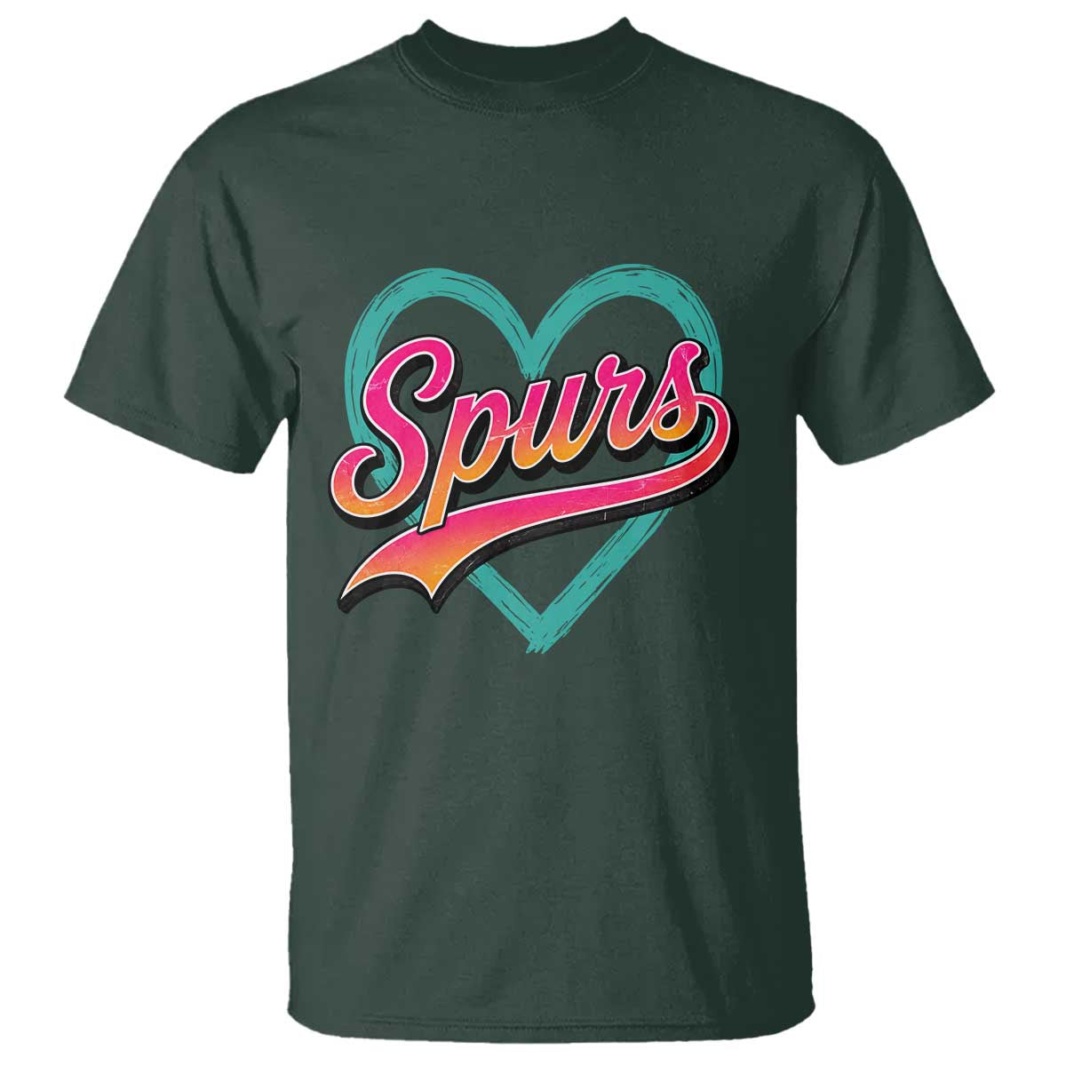 Retro Spurs Nickname T Shirt Vintage Hoops Fan Gift