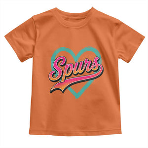 Retro Spurs Nickname Toddler T Shirt Vintage Hoops Fan Gift