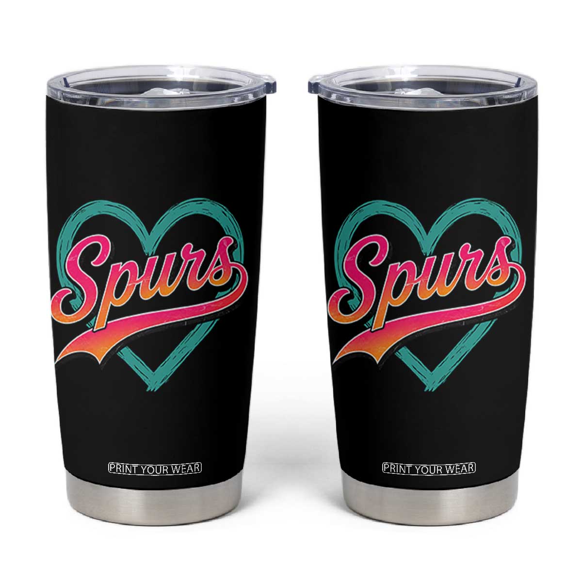 Retro Spurs Nickname Tumbler Cup Vintage Hoops Fan Gift
