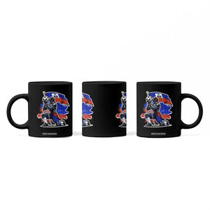 Proud Haiti Soccer Fan Coffee Mug Ayiti Heritage Pride