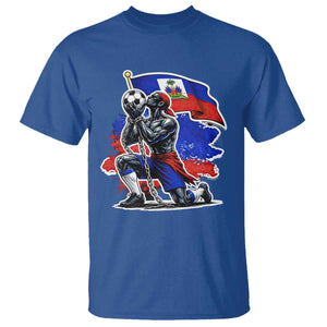 Proud Haiti Soccer Fan T Shirt Ayiti Heritage Pride