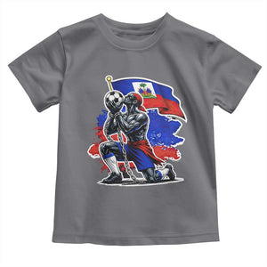 Proud Haiti Soccer Fan Toddler T Shirt Ayiti Heritage Pride