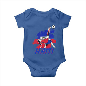 Caribbean Soccer Lover Gift Baby Onesie Haitian Heritage Pride