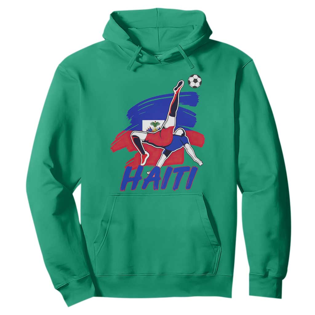 Caribbean Soccer Lover Gift Hoodie Haitian Heritage Pride