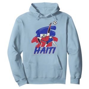 Caribbean Soccer Lover Gift Hoodie Haitian Heritage Pride