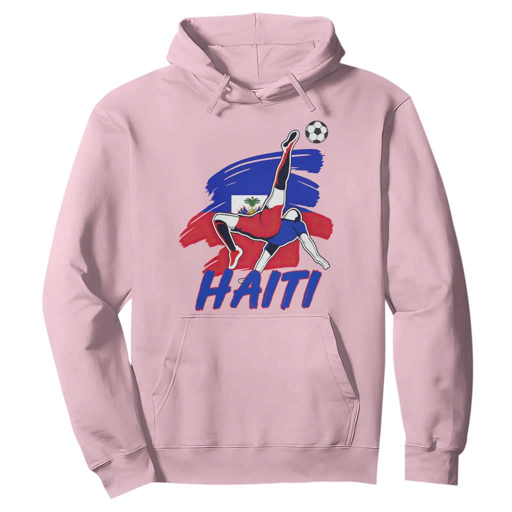 Caribbean Soccer Lover Gift Hoodie Haitian Heritage Pride