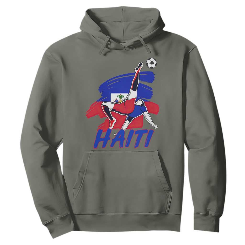 Caribbean Soccer Lover Gift Hoodie Haitian Heritage Pride