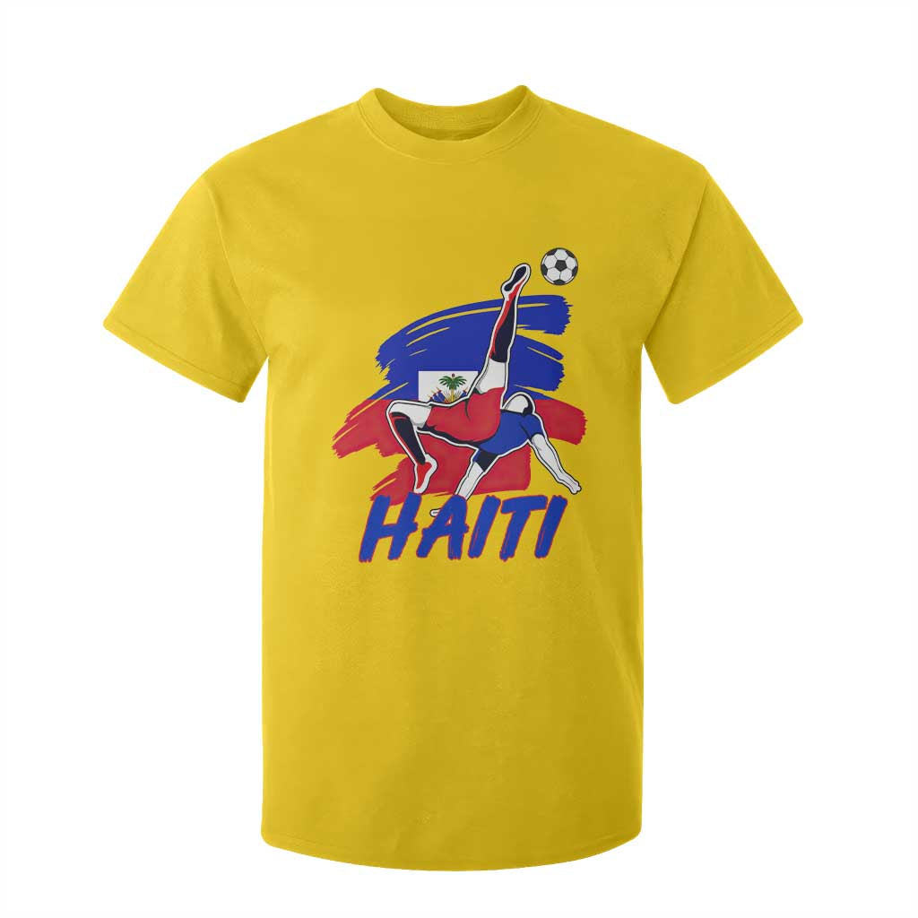 Caribbean Soccer Lover Gift T Shirt For Kid Haitian Heritage Pride