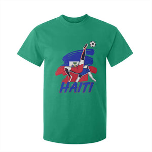 Caribbean Soccer Lover Gift T Shirt For Kid Haitian Heritage Pride