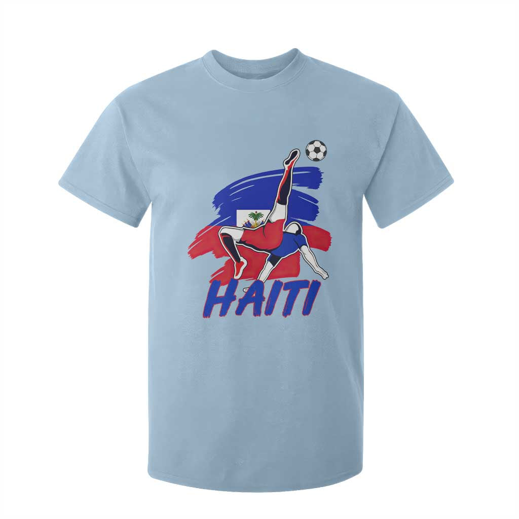 Caribbean Soccer Lover Gift T Shirt For Kid Haitian Heritage Pride